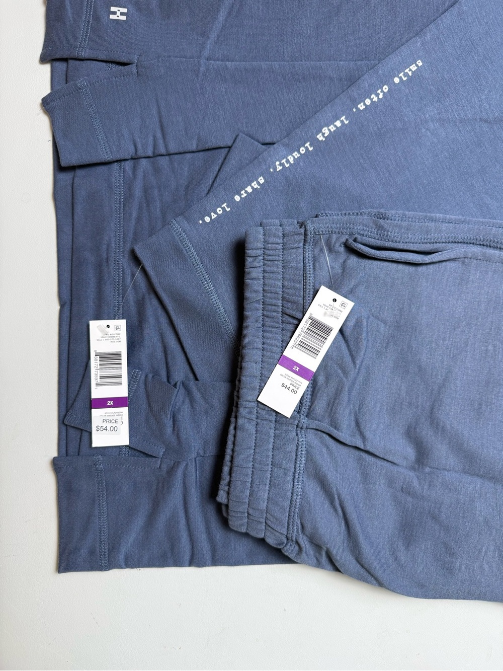 Bundle 2 HUE sets Women'sNavy Blue pajama set XXL